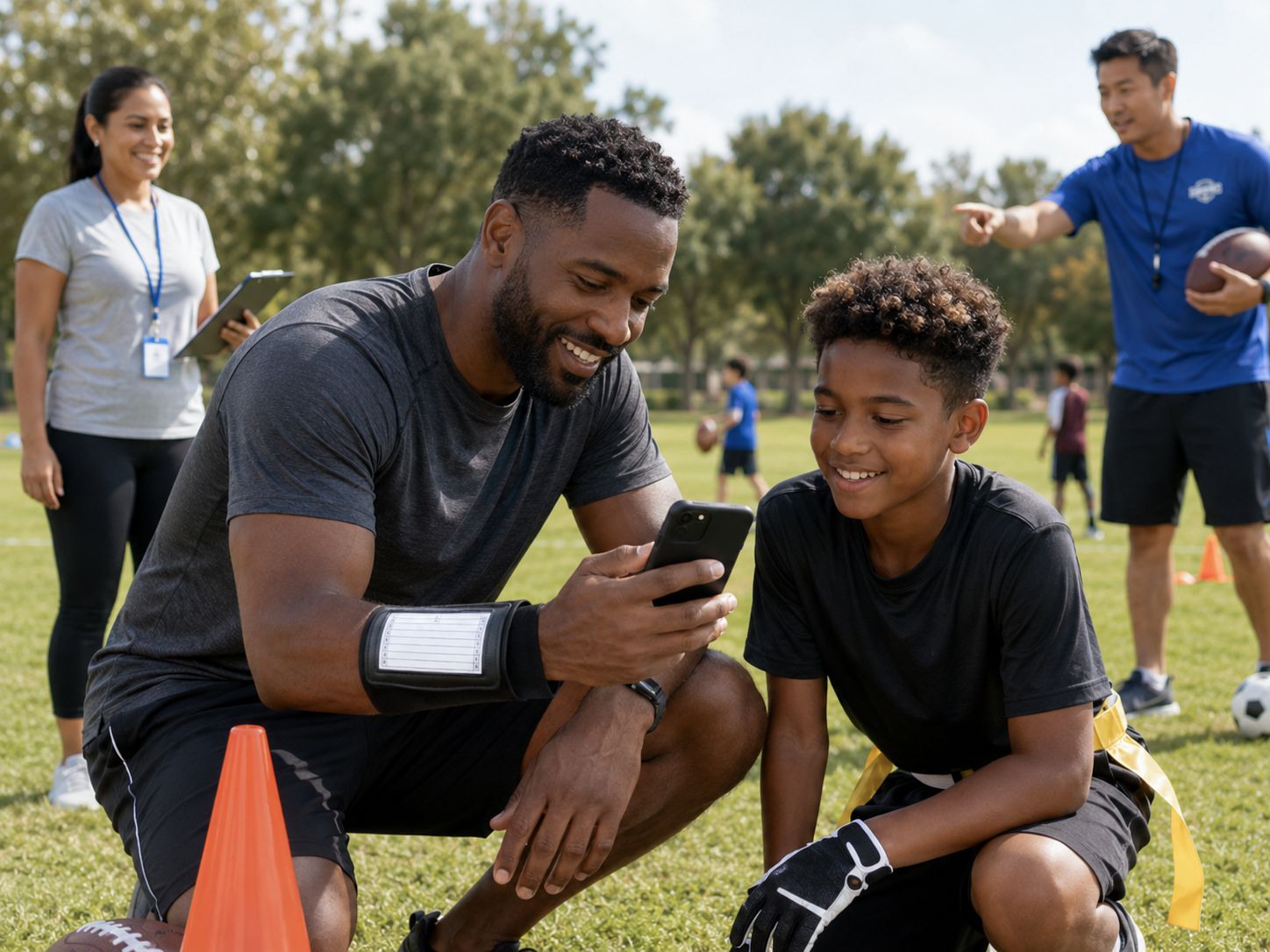 Parent-child park outdoor sports experience